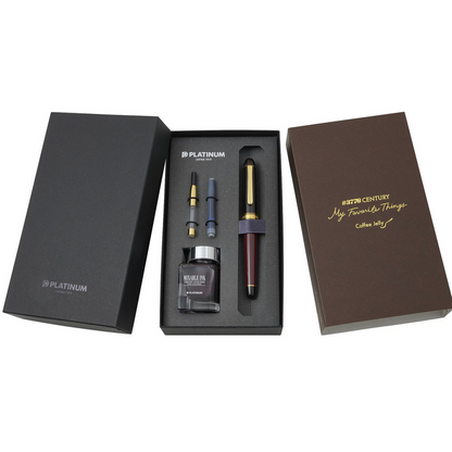 Platinum Century 3776 Fountain Pen Coffee Jelly Set