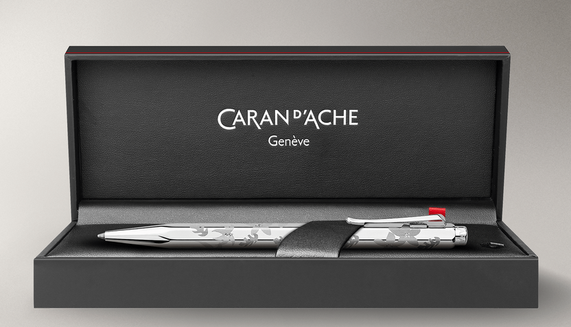 Platinum-Coated ECRIDOR™ FLOWERS Ballpoint Pen