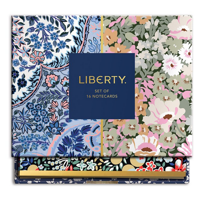 Liberty Floral Notecards Box of 16