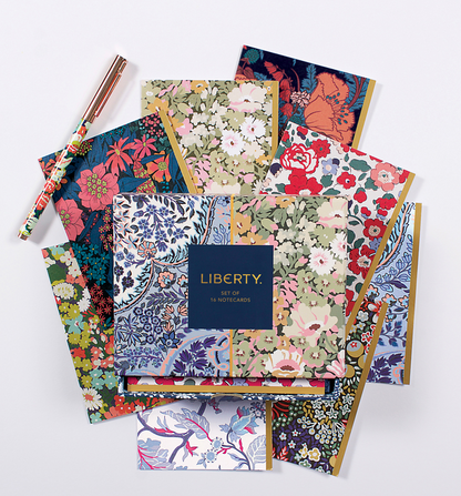 Liberty Floral Notecards Box of 16