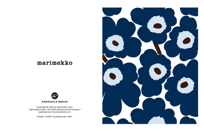 Marimekko Notes (Blue) 20 Unikko Notecards & Envelopes