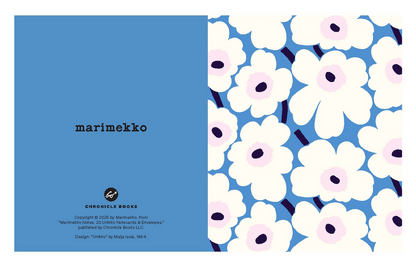 Marimekko Notes (Blue) 20 Unikko Notecards & Envelopes