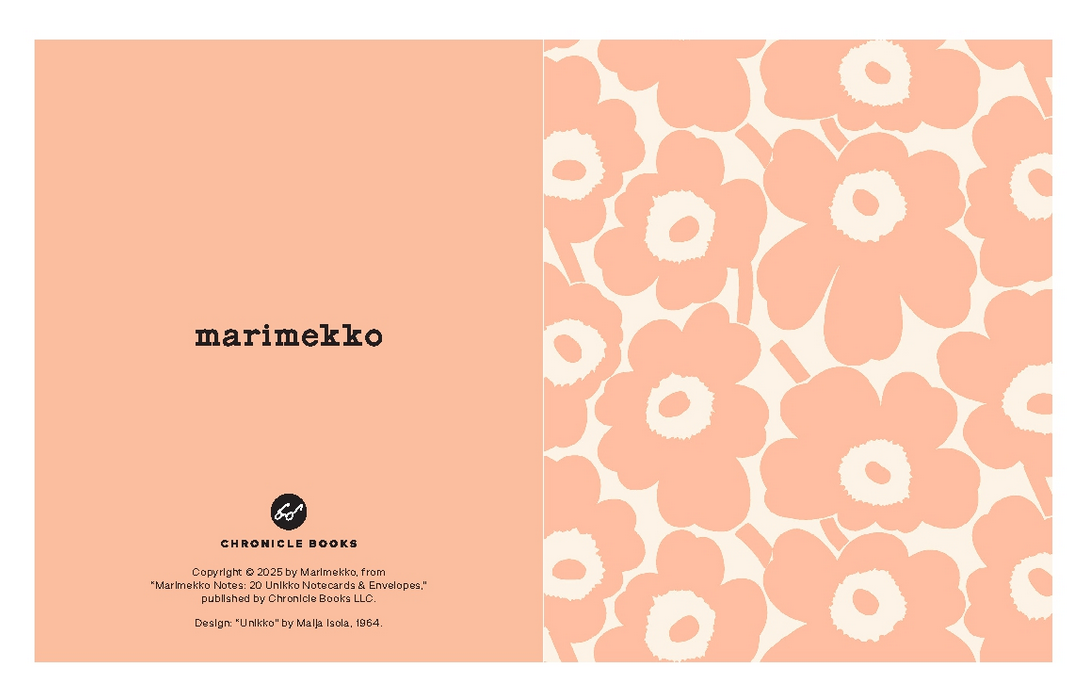 Marimekko Notes (Pastels) 20 Unikko Notecards & Envelopes