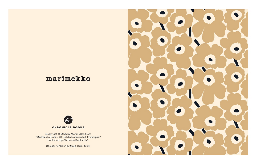 Marimekko Notes (Pastels) 20 Unikko Notecards & Envelopes