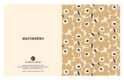 Marimekko Notes (Pastels) 20 Unikko Notecards & Envelopes