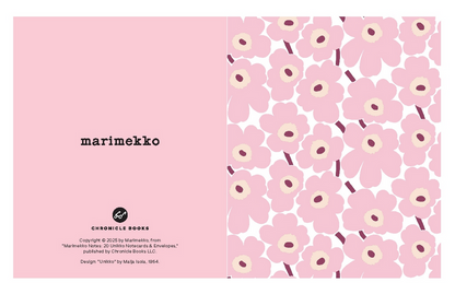 Marimekko Notes (Pastels) 20 Unikko Notecards & Envelopes