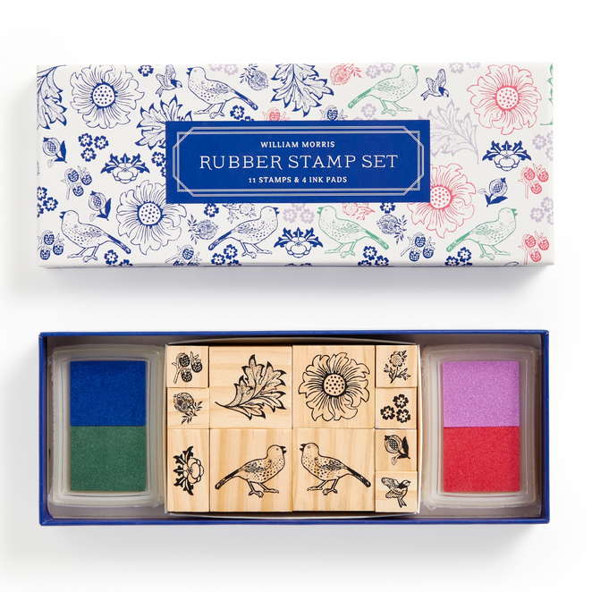 Galison William Morris Stamps Set