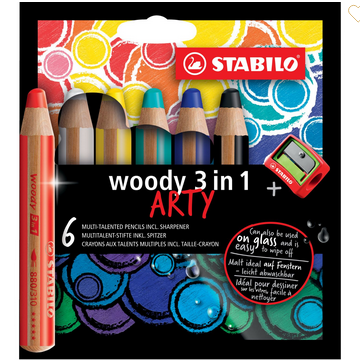 Stabilo Woody 3in1 Colours Box (6)
