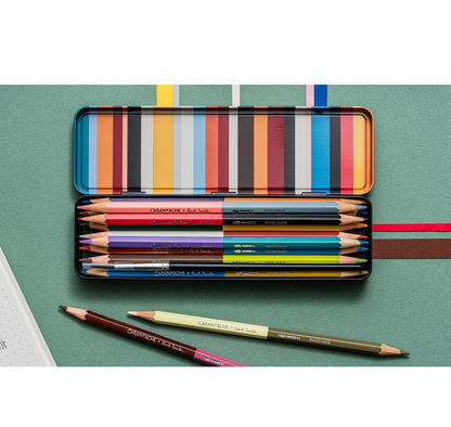 Caran d'Ache Bicolor Water-Soluble Pencils  Paul Smith