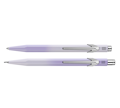 Caran D'Ache 849 Ballpoint/844 Mechanical Pencil 0.5 mm Set Lavender