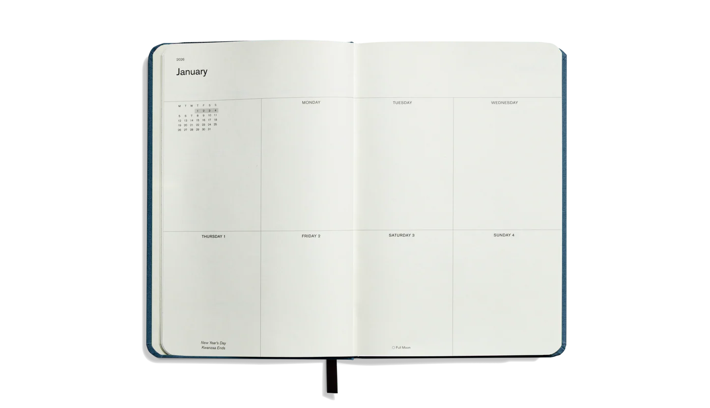 Shinola 2026 Runwell 12M Planner