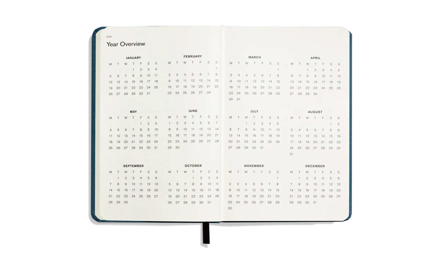 Shinola 2026 Runwell 12M Planner