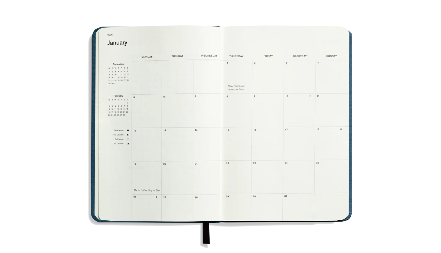 Shinola 2026 Runwell 12M Planner