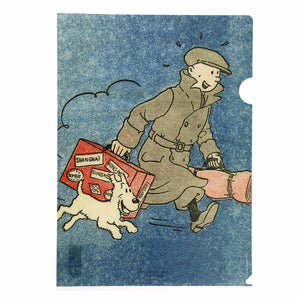 Tintin Folder Tintin with Suitcase