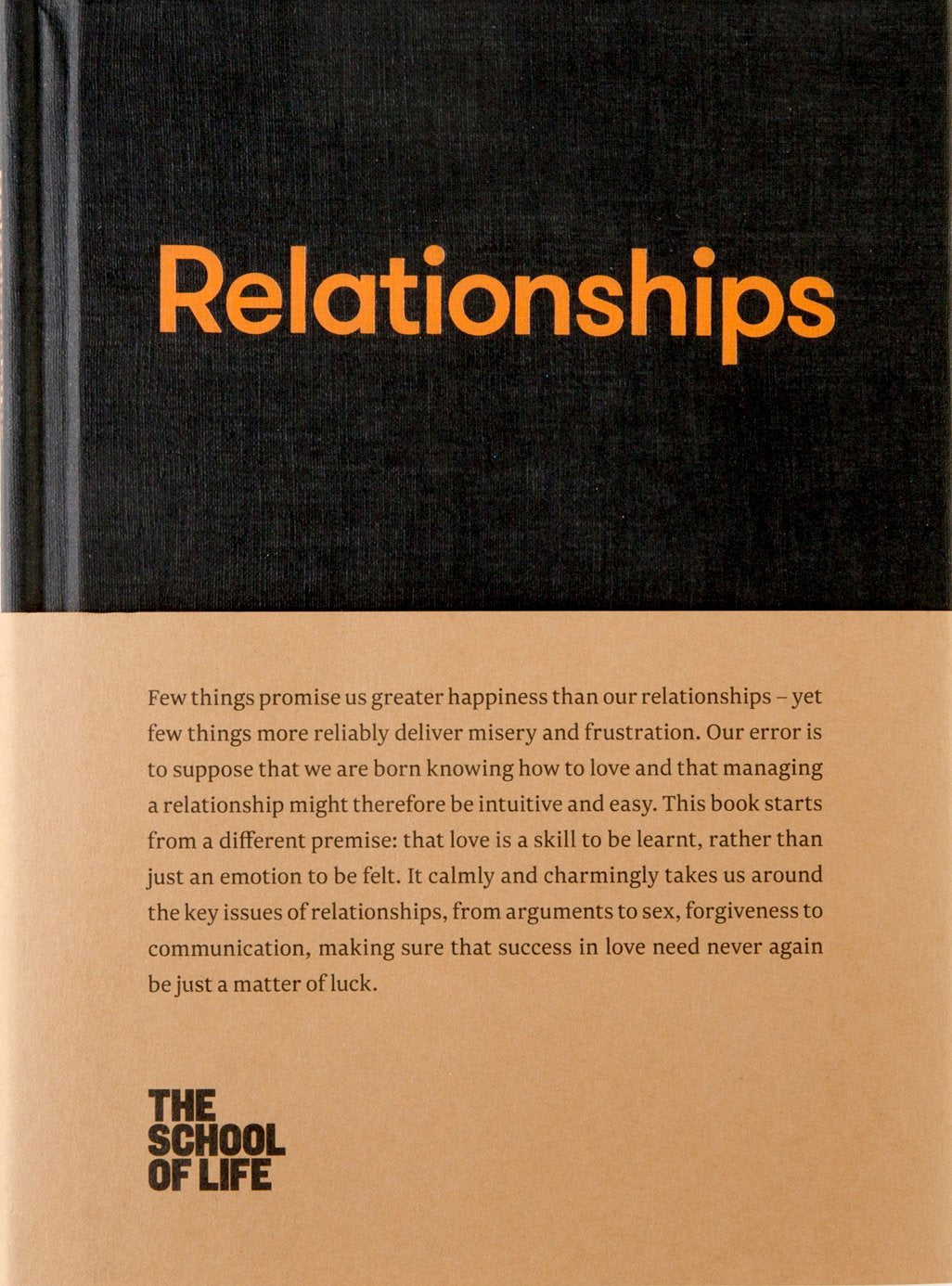 The School of Life Relationhips Book
