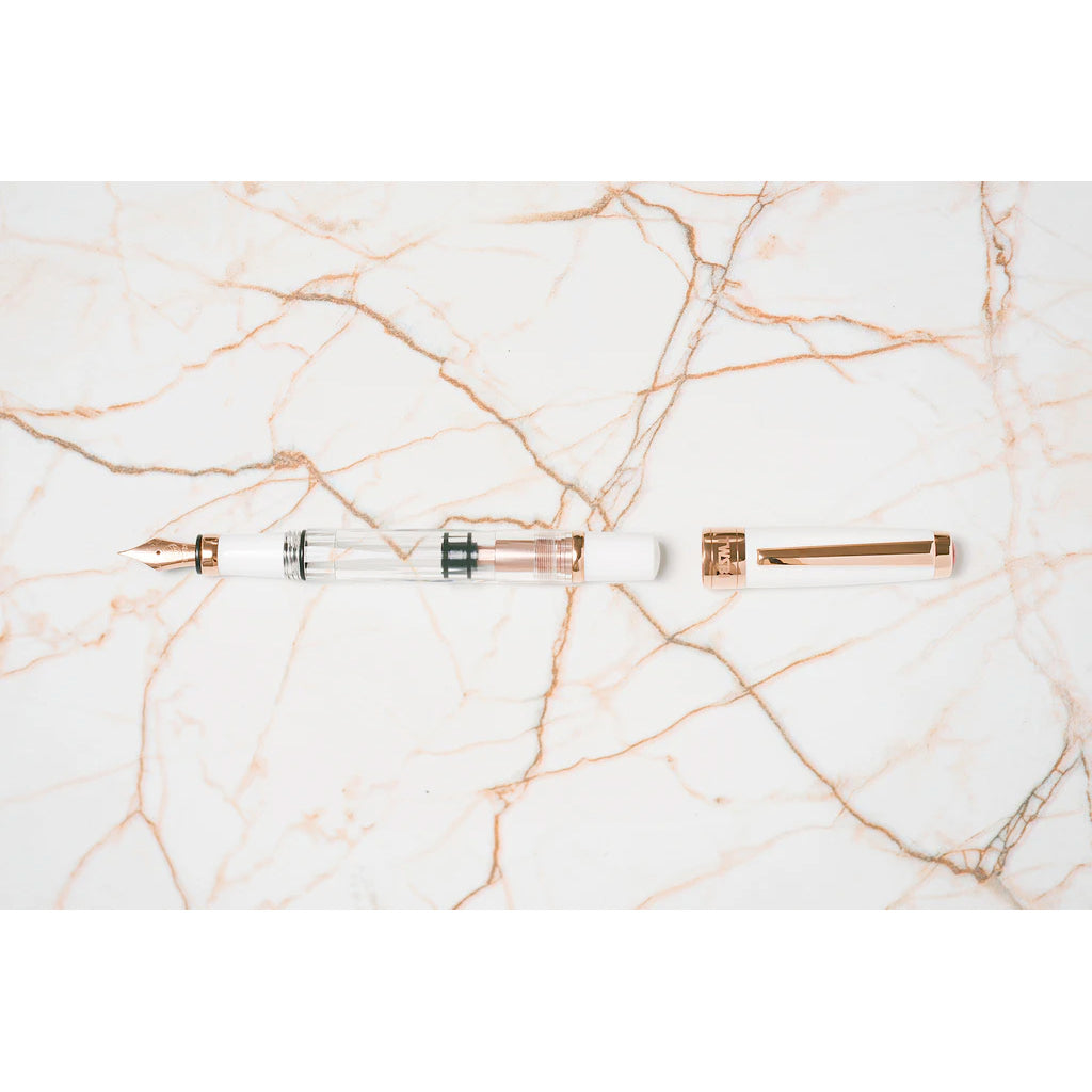 TWSBI Diamond 580 White Rose Gold II Fountain Pen