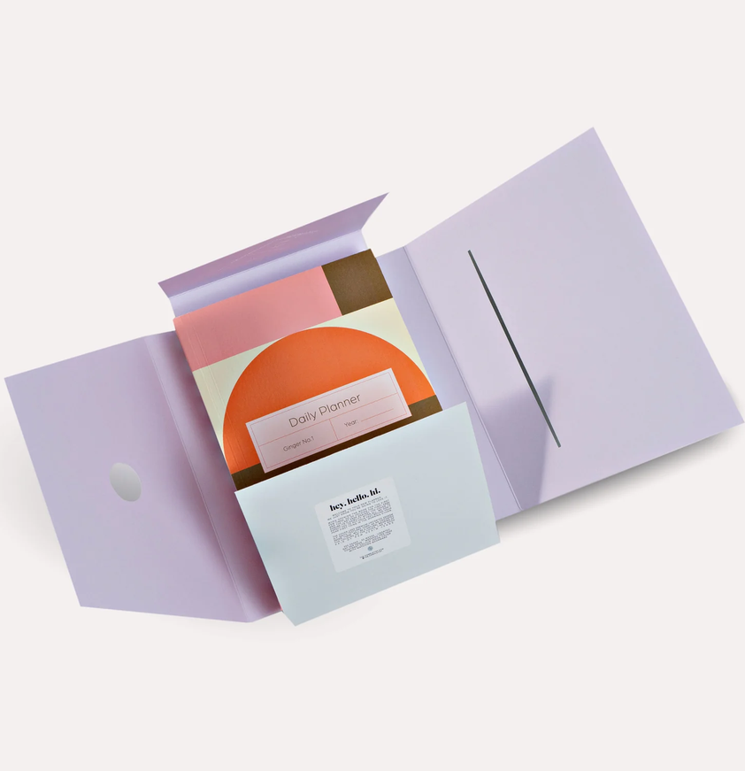 The Completist Ginger No.1 Lay Flat Undated Daily Planner