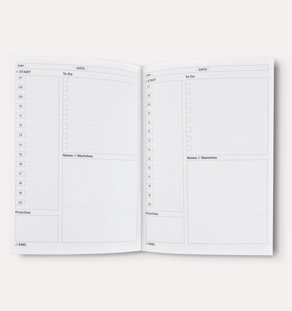 The Completist Ginger No.1 Lay Flat Undated Daily Planner