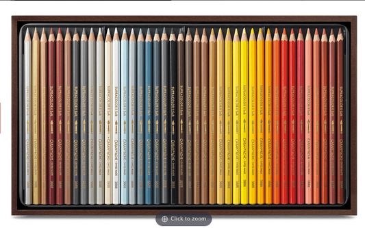 Caran D'Ache Supracolor Wood Box 80Pcs