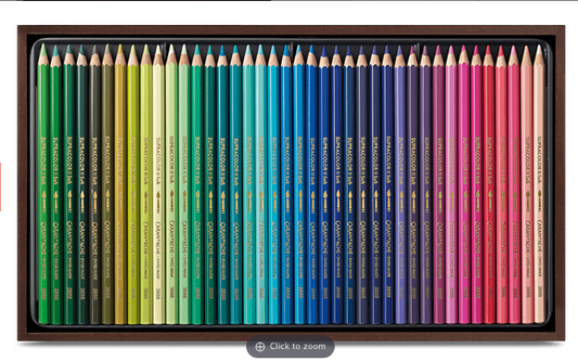 Caran D'Ache Supracolor Wood Box 80Pcs