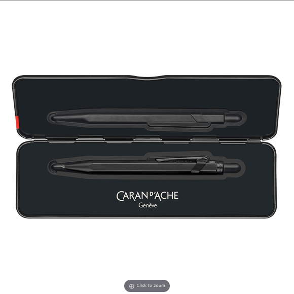 Caran D'Ache 849 XL Black Code Ballpoint Pen Slimpack
