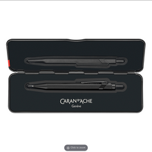 Load image into Gallery viewer, Caran D&#39;Ache 849 XL Black Code Ballpoint Pen Slimpack
