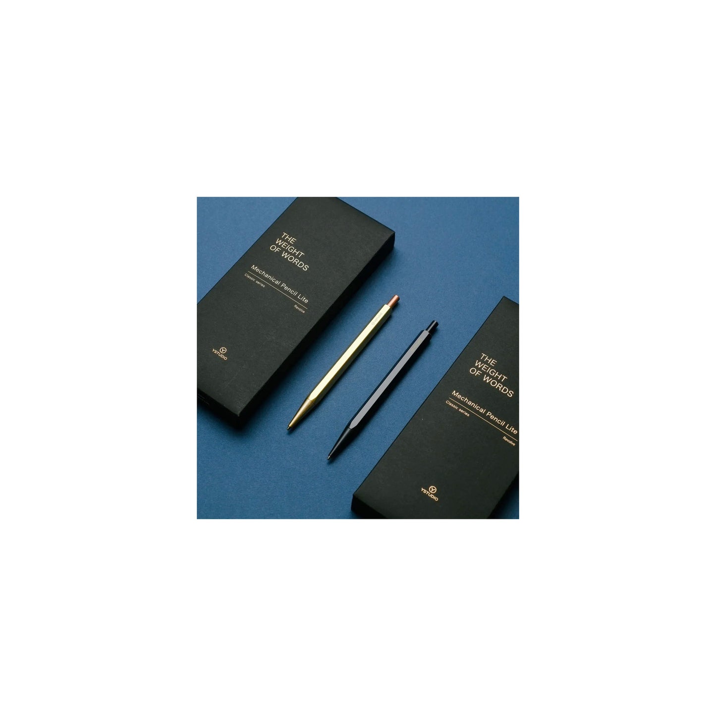 YSTUDIO Classic Revolve Mechanical Pencil Lite 0.7mm Brass