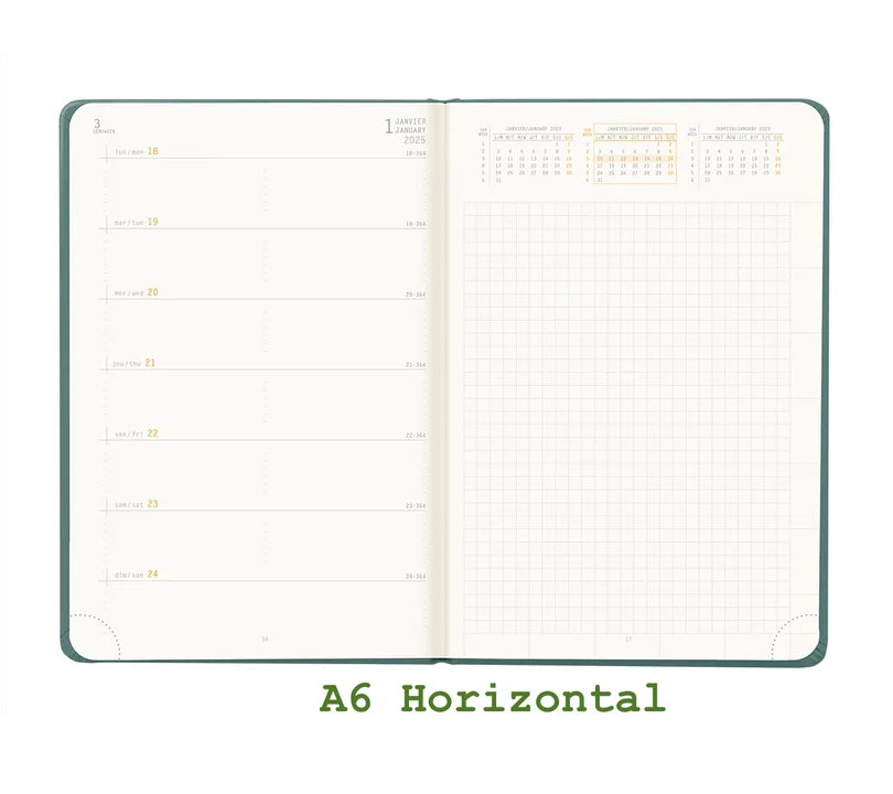 Rhodia Planner 2027 A6 Horizontal Grid