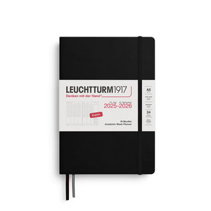 Leuchtturm 2025-2026 18M Week Planner A5 Hardcover