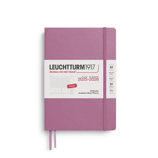 Leuchtturm 2025-2026 18M Week Planner A5 Hardcover