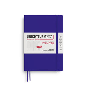 Leuchtturm 2025-2026 18M Week Planner A5 Hardcover