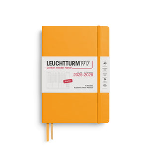 Leuchtturm 2025-2026 18M Week Planner A5 Hardcover