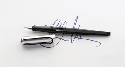 Lamy Joy Calligraphy Fountain Pen Gift Set Matte Chrome Cap