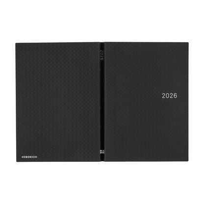 Hobonichi 2026 Planner HON A5 Cousin Paper Series: Black Gingham