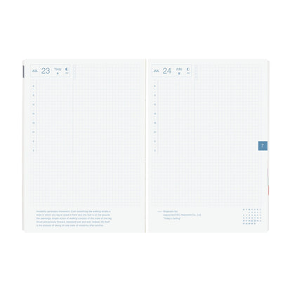 Hobonichi 2026 Planner HON A5 Cousin Paper Series: Black Gingham
