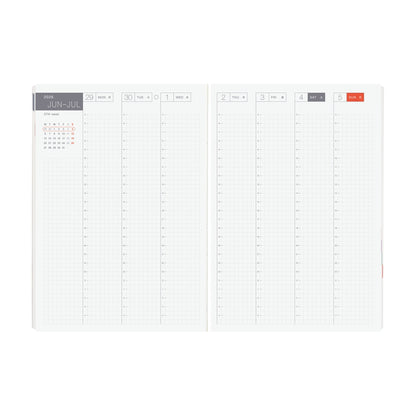 Hobonichi 2026 Planner HON A5 Cousin Paper Series: Black Gingham