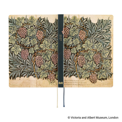Hobonichi 2027 Planner HON A5 English V&A Series: Vine