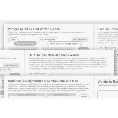 Hobonichi Techo 2027 English Cousin Book [A5 size/Daily/Jan start/Mon start]