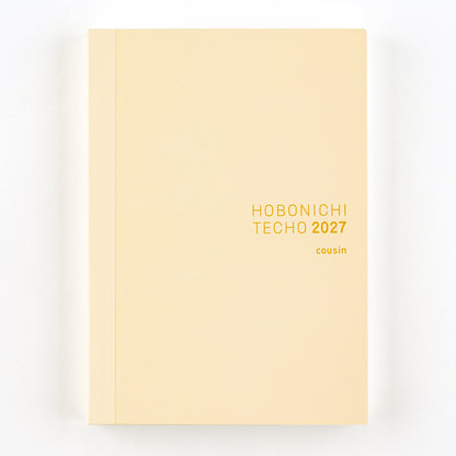 Hobonichi Techo 2027 English Cousin Book [A5 size/Daily/Jan start/Mon start]