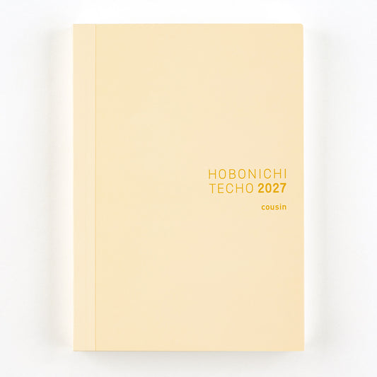 Hobonichi Techo 2027 English Cousin Book [A5 size/Daily/Jan start/Mon start]