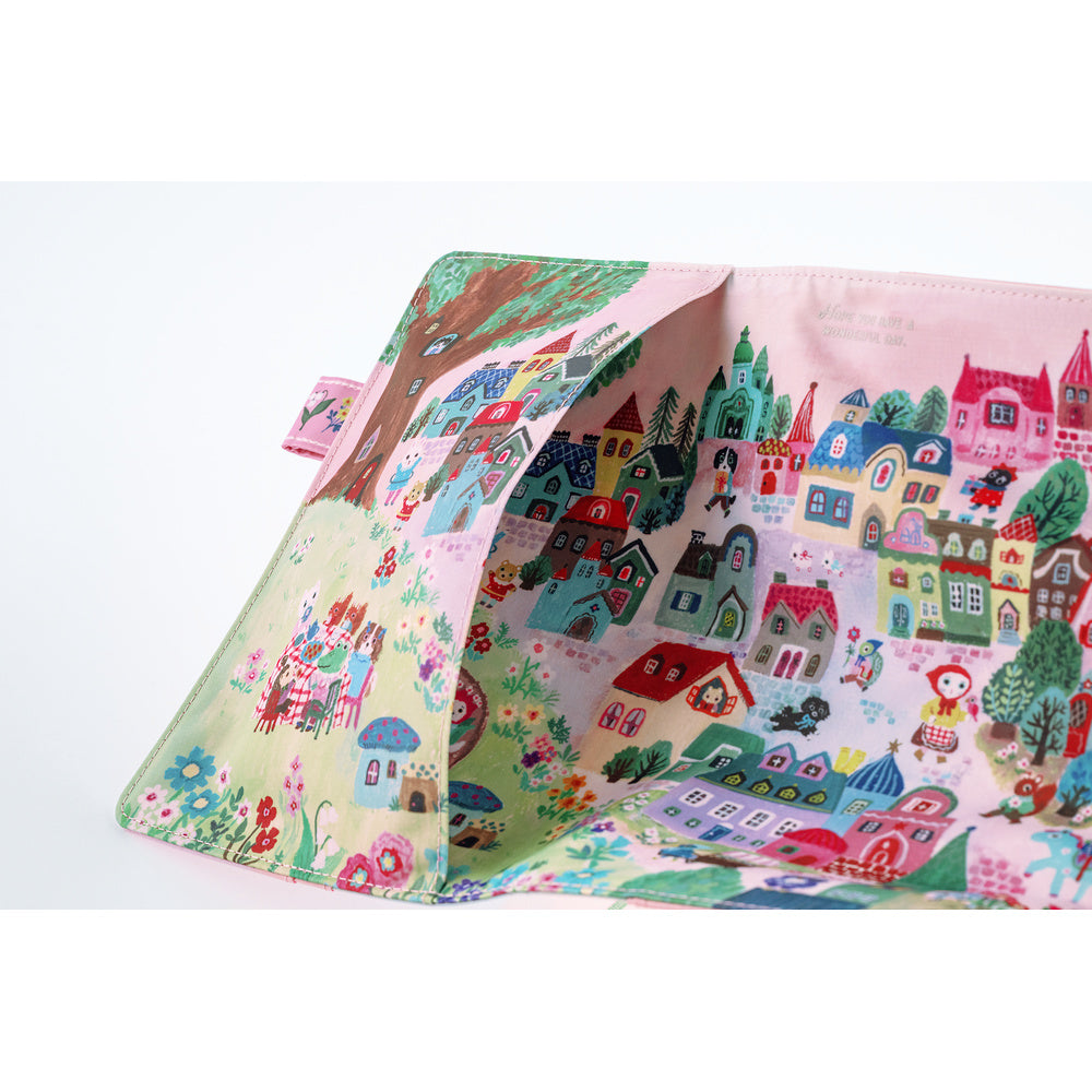 Hobonichi Cover A5 Yumi Kitagishi: White Cat Village
