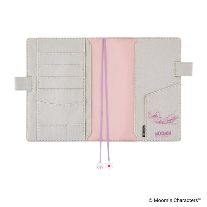 Hobonichi Cover A5 Moomin: My Yard (Pink Gray)