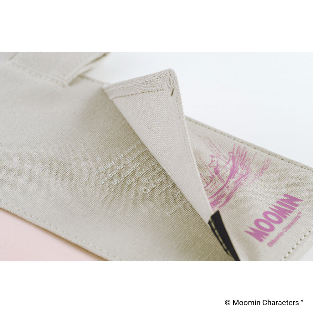 Hobonichi Cover A5 Moomin: My Yard (Pink Gray)