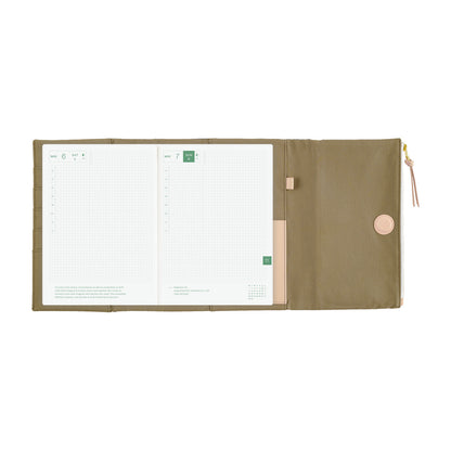 Hobonichi Cover A5 Tragen: Bitter Plaid