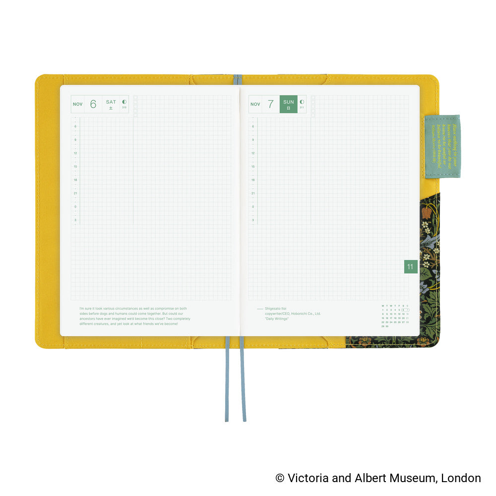 Hobonichi Cover A5 V&A Series: Blackthorn