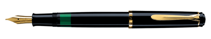 Pelikan Classic Fountain Pen M200  Black 24KT Plated Steel  F