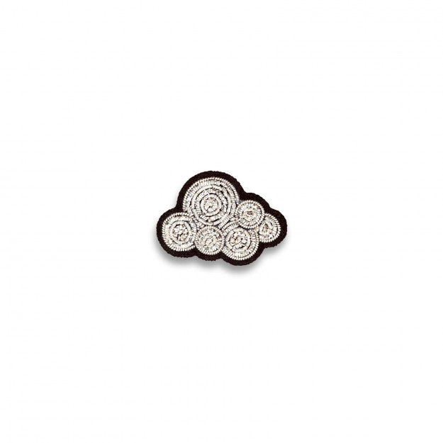 Macon&Lesquoy Hand-Embroidered Brooch