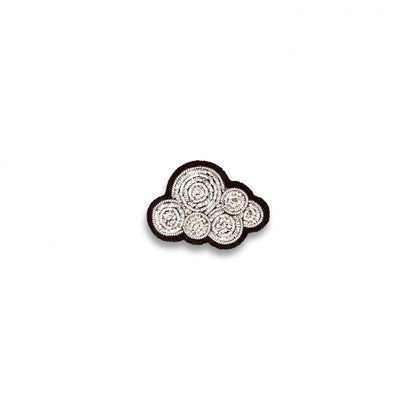 Macon&Lesquoy Hand-Embroidered Brooch
