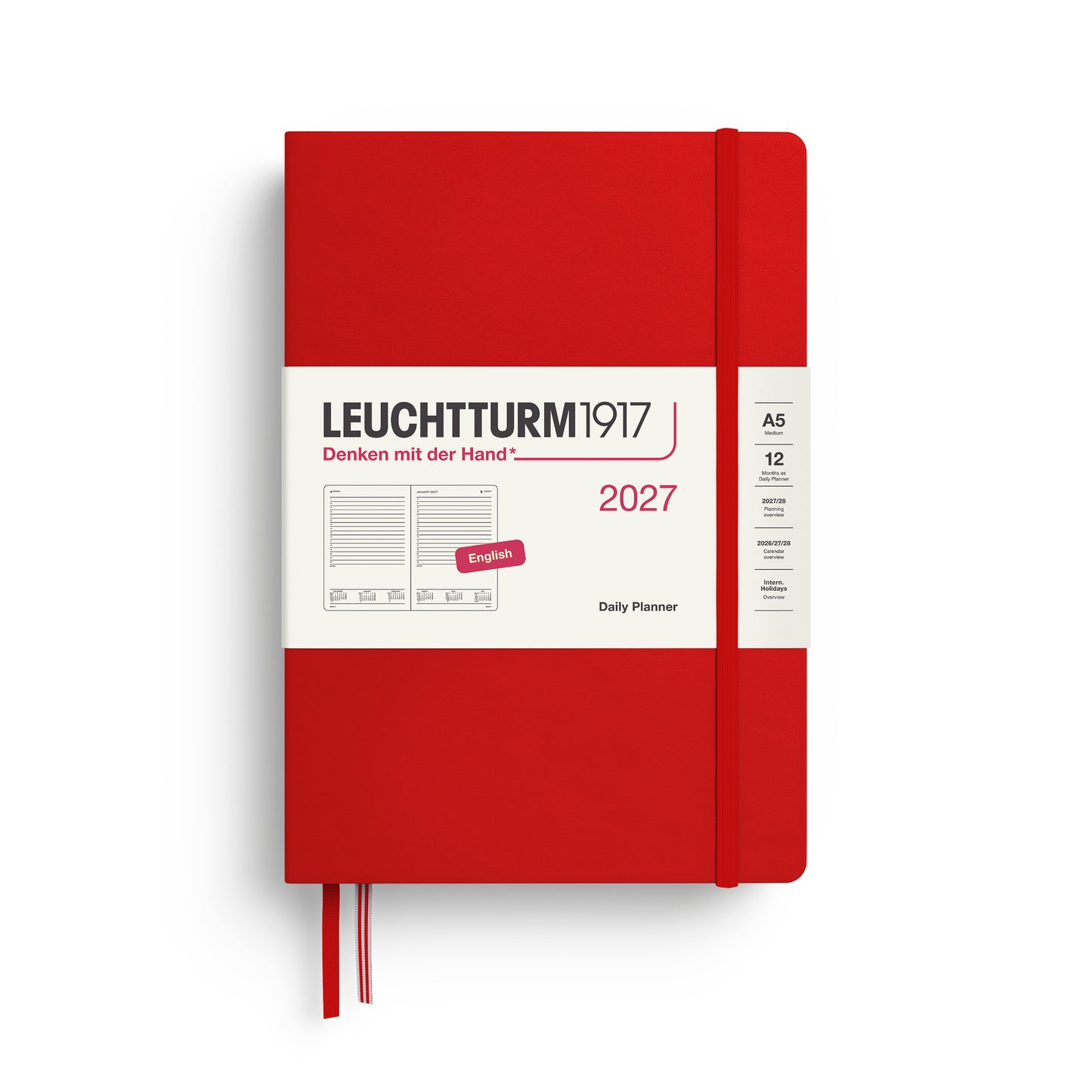 Leuchtturm 2027 Daily Planner Medium A5