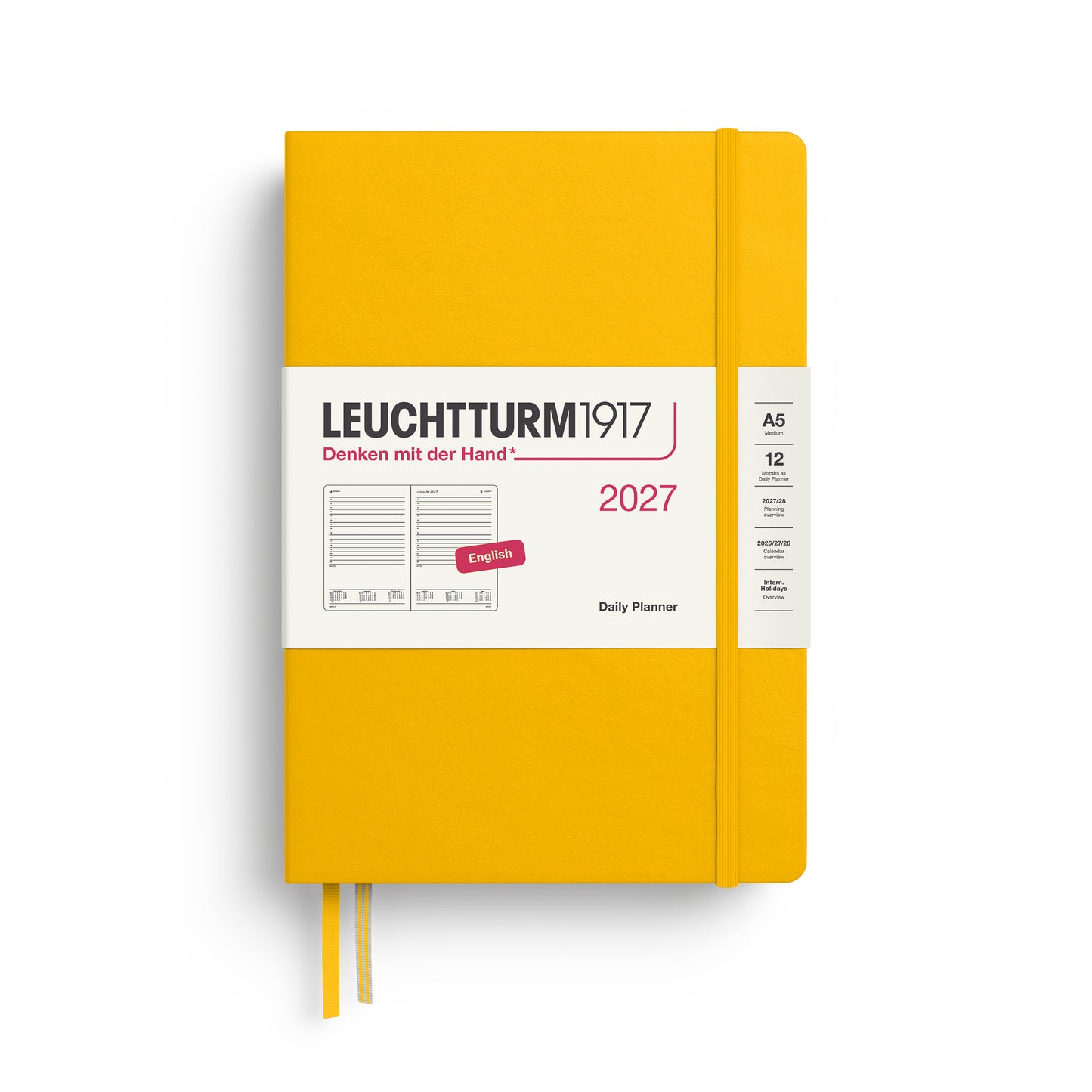 Leuchtturm 2027 Daily Planner Medium A5